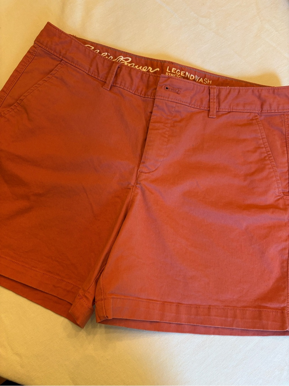 Eddie Bauer Women's Cotton Blend Shorts - Coral